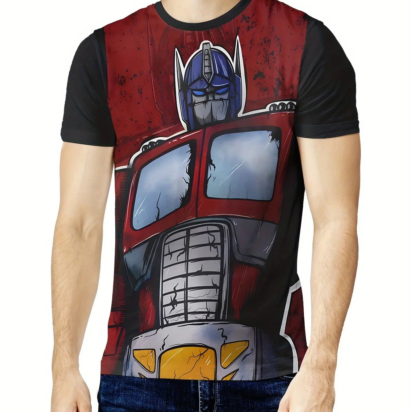 T-shirt Transformers – Optimus Retro