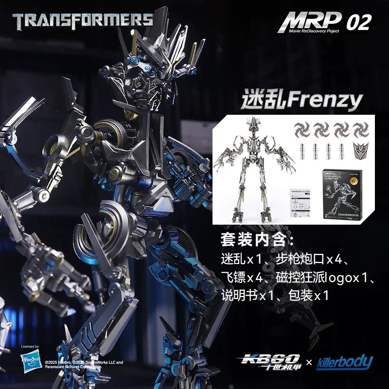 Figurka Transformers Frenzy — Killerbody, model MRP-02, z ruchomymi elementami