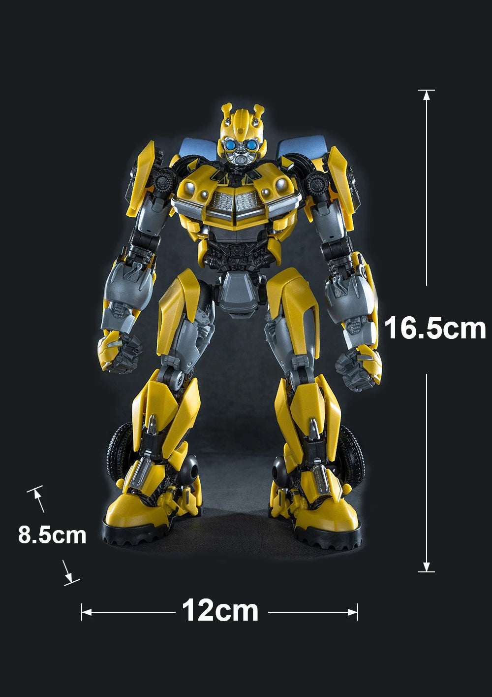 Figurka Transformers Bumblebee 16.5cm — Studio Yolopark Rise of the Beasts, szczegółowe wykonanie