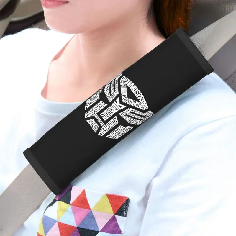 Pasek Transformers — Autoboty, szara miejska typografia