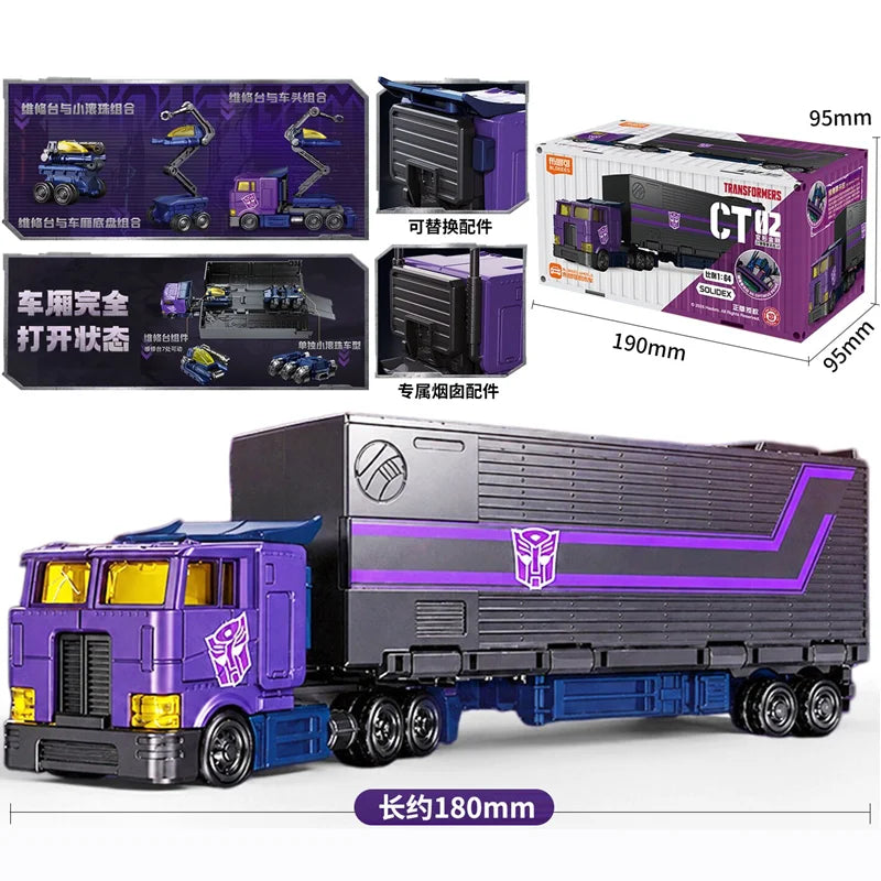 Ciężarówka Transformers Motormaster CT02 — Fioletowa naczepa Stunticon