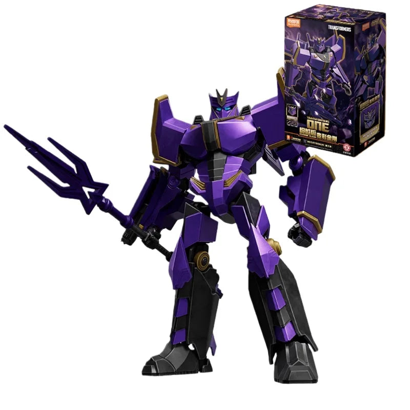 Figurka Transformers Megatronus Prime Blitzwing — Złoty i czarny upadły władca z cegiełek