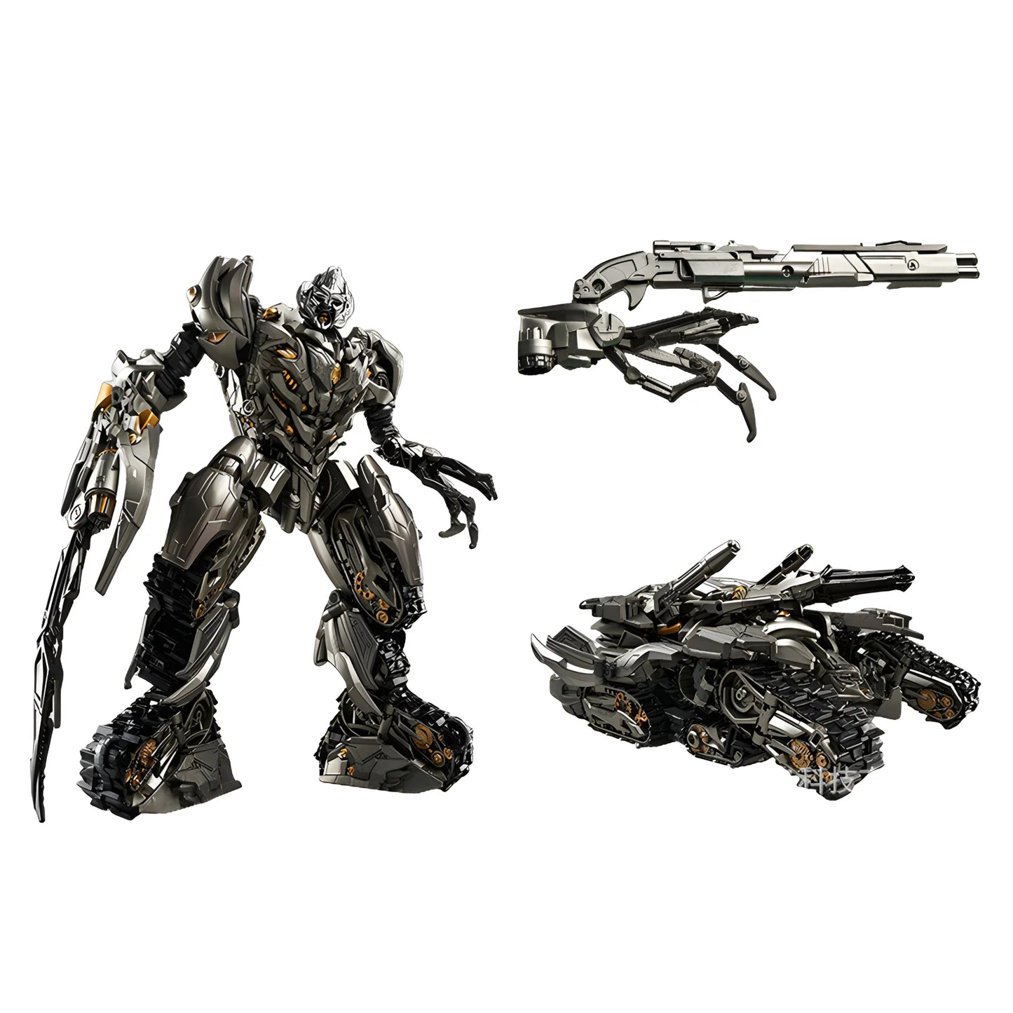 Figurka Transformers Megatron 30cm — transformowalny robot Alloy Movie G1 z ruchomymi elementami