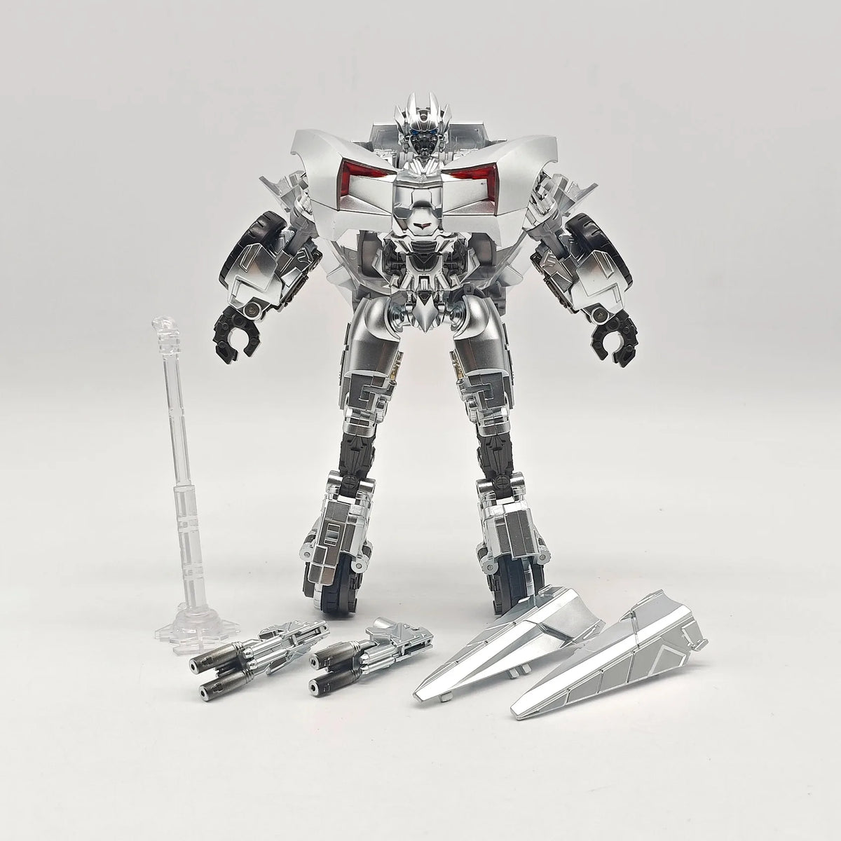 Figurka Transformers Sideswipe War Dancer — czerwono-srebrny wojenny tancerz