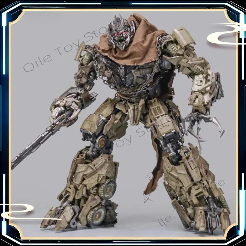 Figurka Transformers Megatron w pustynnym kamuflażu — czołg DP01V w powiększonym rozmiarze