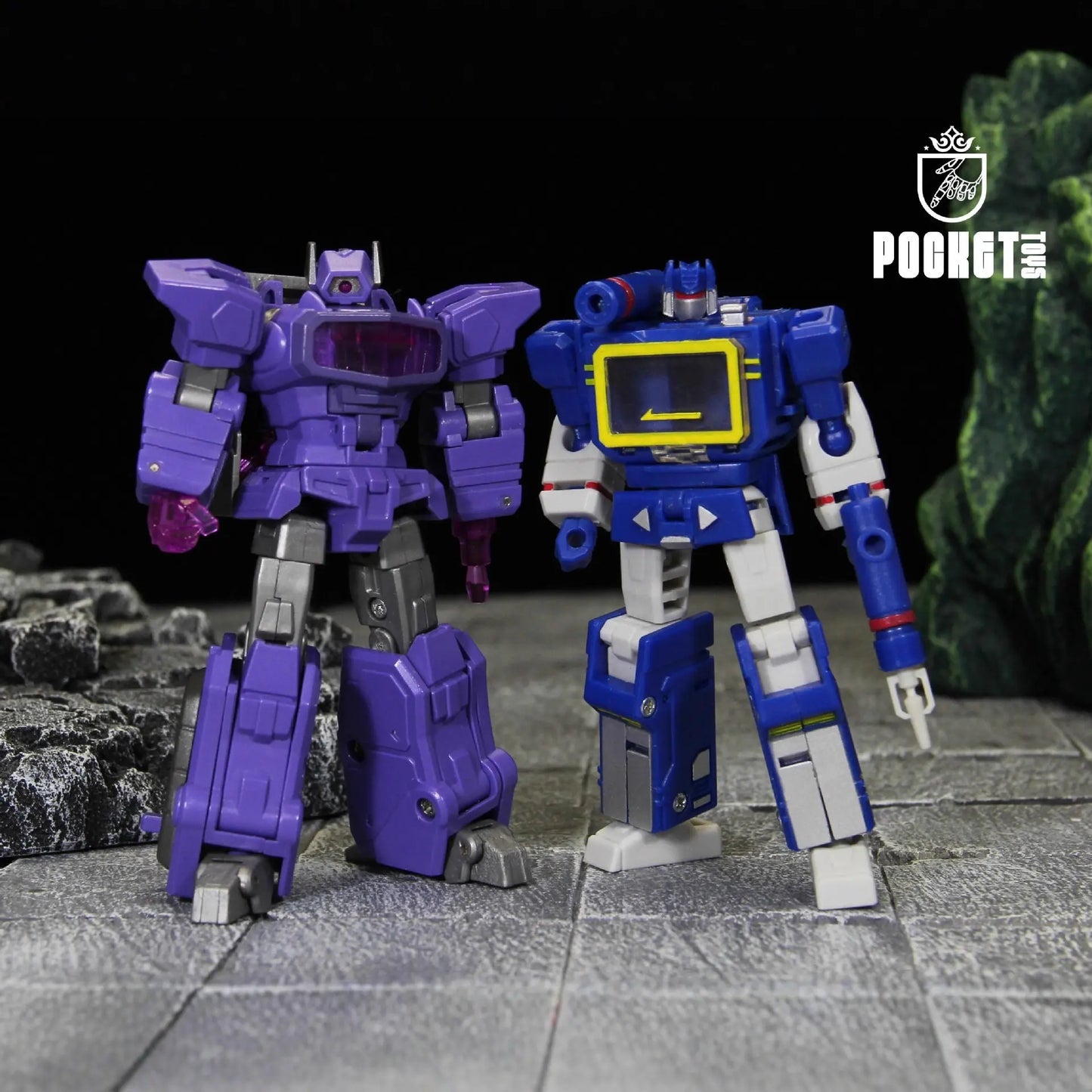 Mini figurka Transformers Soundwave 11cm — niebieska wersja Pocket