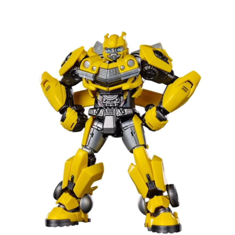 Figurka Transformers Bumblebee Blitzwing Pierwszy Model — Kompaktowy, ruchomy żółty model z cegiełek