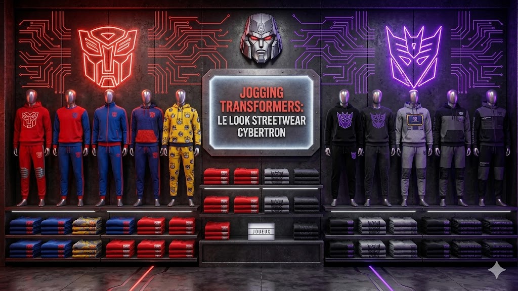 Jogging Transformers : le look streetwear Cybertron