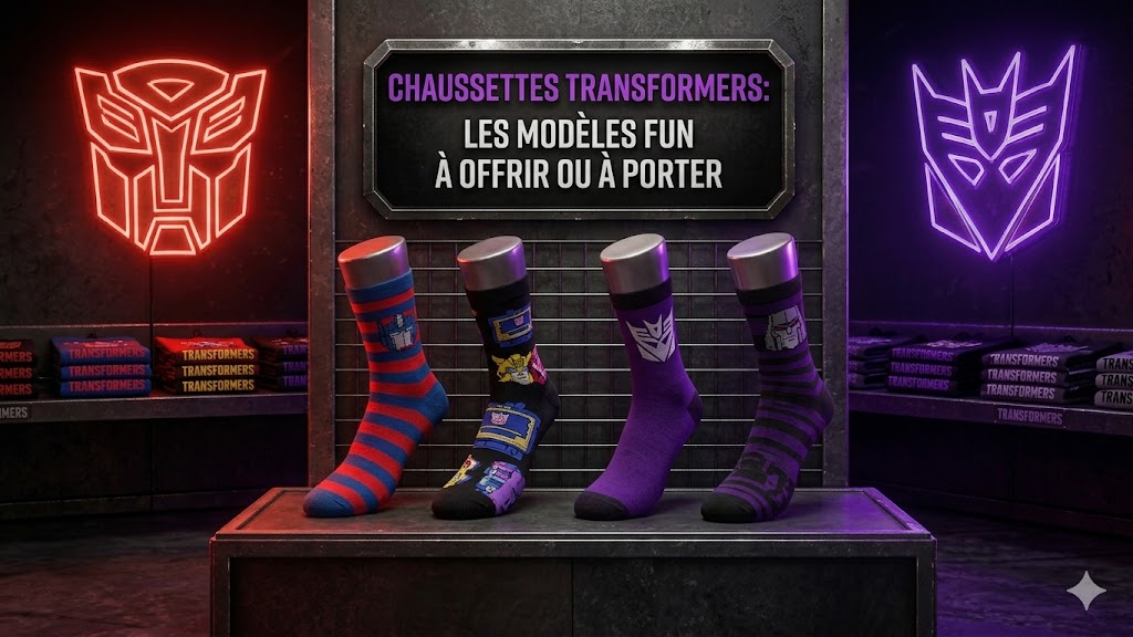 Chaussettes Transformers : les modèles fun à offrir ou à porter