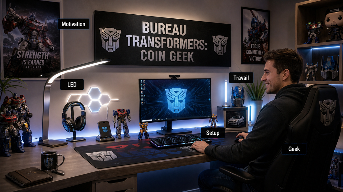 Déco bureau Transformers : créer un coin travail geek et motivant