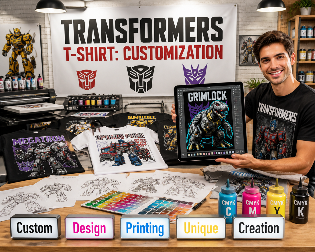 T-shirt Transformers personnalisé : comment choisir le bon design