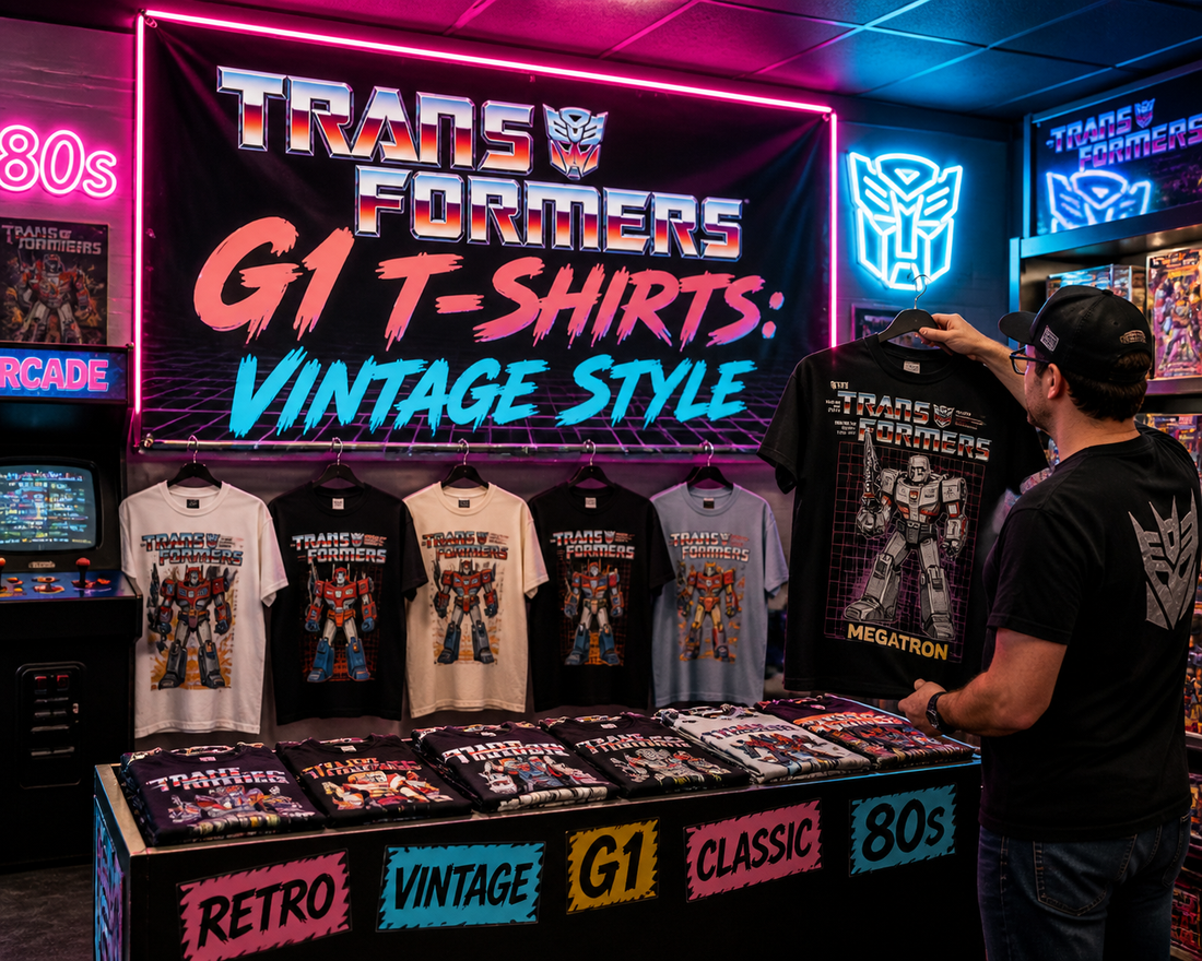 T-shirt Transformers rétro G1 : les modèles vintage les plus stylés