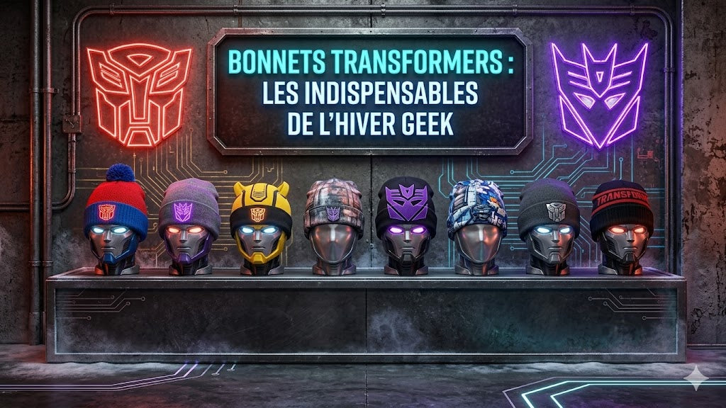 Bonnet Transformers : les indispensables de l'hiver geek