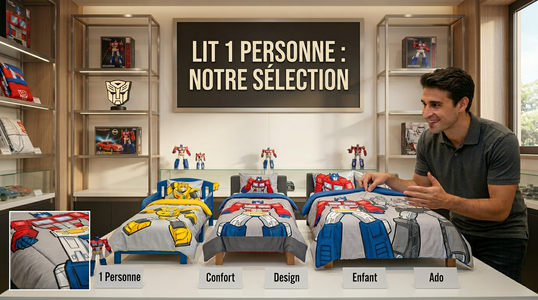 Housse de couette Transformers pour lit 1 personne : notre sélection
