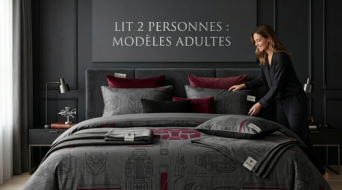 Housse de couette Transformers pour lit 2 personnes : les modèles adultes