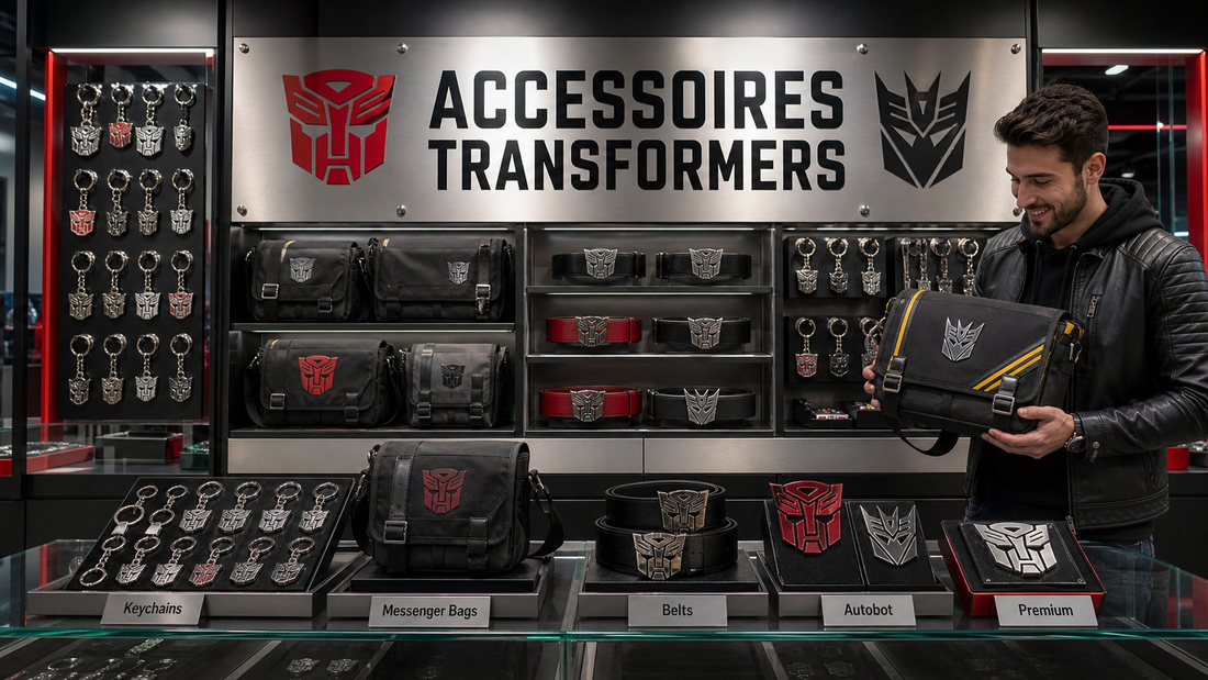 Accessoires Transformers : porte-clés, sacoches et ceintures