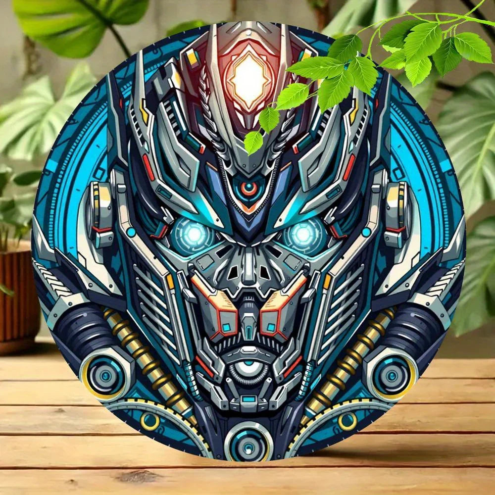 Dekoracyjny talerz Transformers – Niebieski