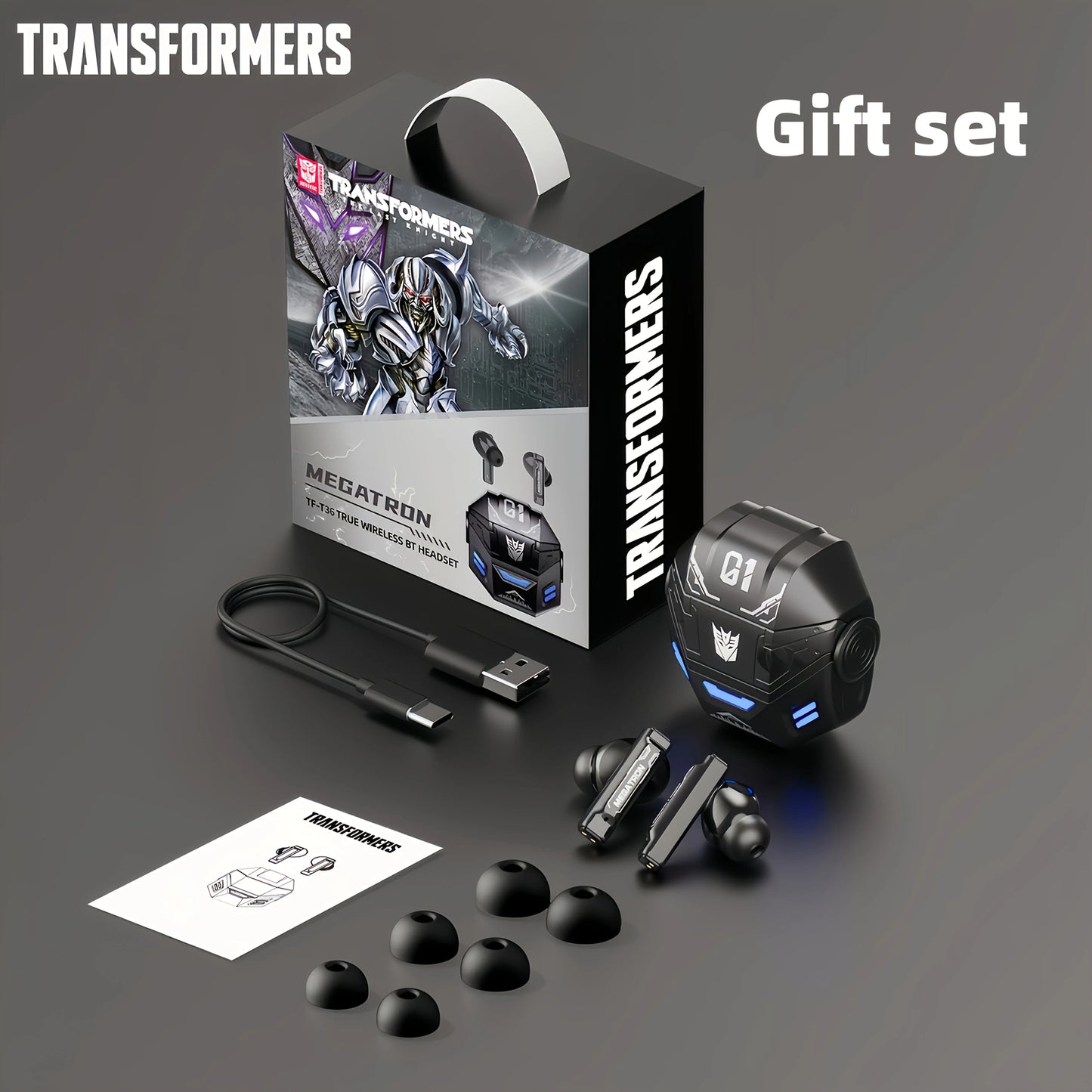 Słuchawki Transformers – Format etui