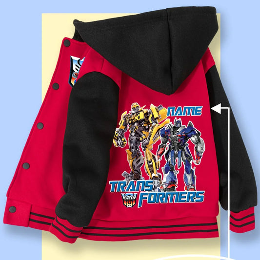Kurtka Duo Transformers – czarno-czerwona