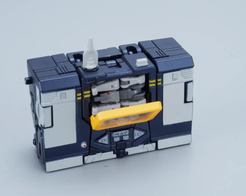 Figurka Transformers Soundwave Newage H21 — kompaktowa wersja KO G1 z wbudowaną kasetą