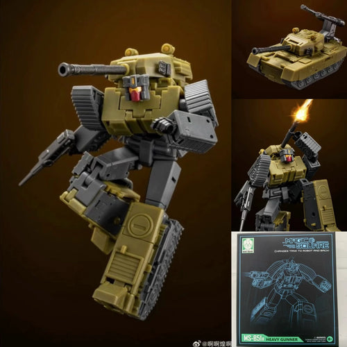 Figurka Transformers Brawl MS-B51R — oliwkowy czołg szturmowy Heavy Gunner