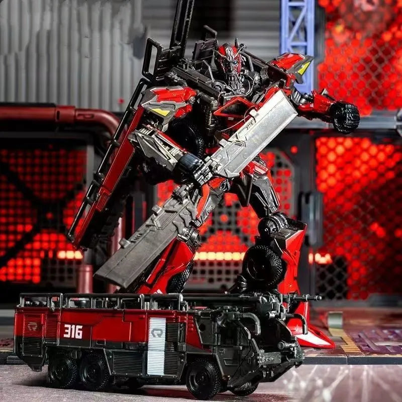 Figurka Transformers Sentinel Prime — transformowalny wóz strażacki