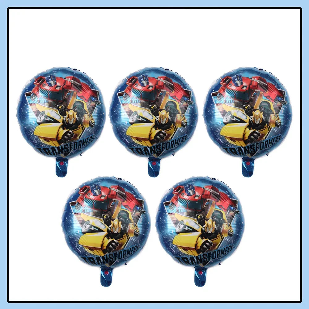 Zestaw balonów Transformers – Optimus Prime i Bumblebee