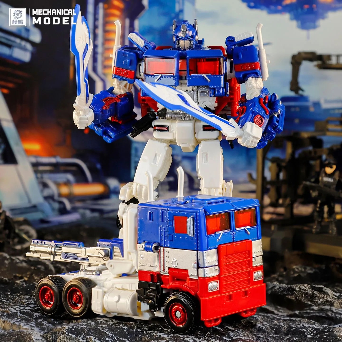 Figurka Transformers Ultra Magnus MX001 — Autobot Voyager z ruchomymi elementami, KO SS38