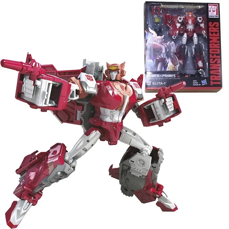 Figurka Transformers Elita-1 — żeńska Autobotka G1 z ruchomymi elementami