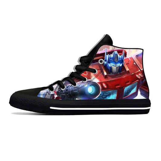 Czarne wysokie trampki Transformers – Laser