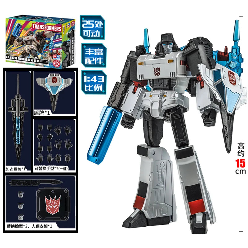 Figurka Transformers Megatron Shattered Glass — przegubowy robot 16cm