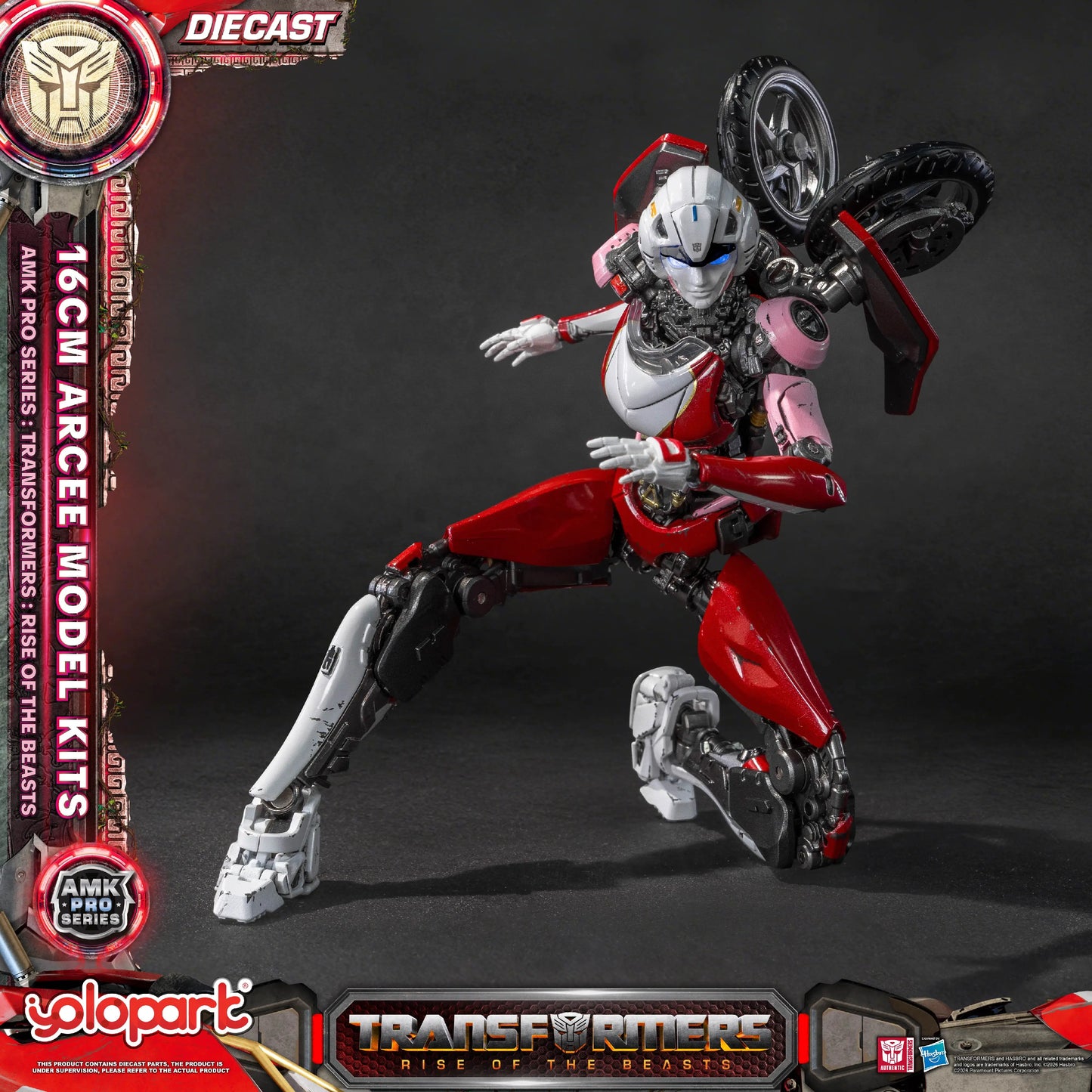 Figurka Transformers Arcee 16cm — zestaw AMK Pro Rise of the Beasts