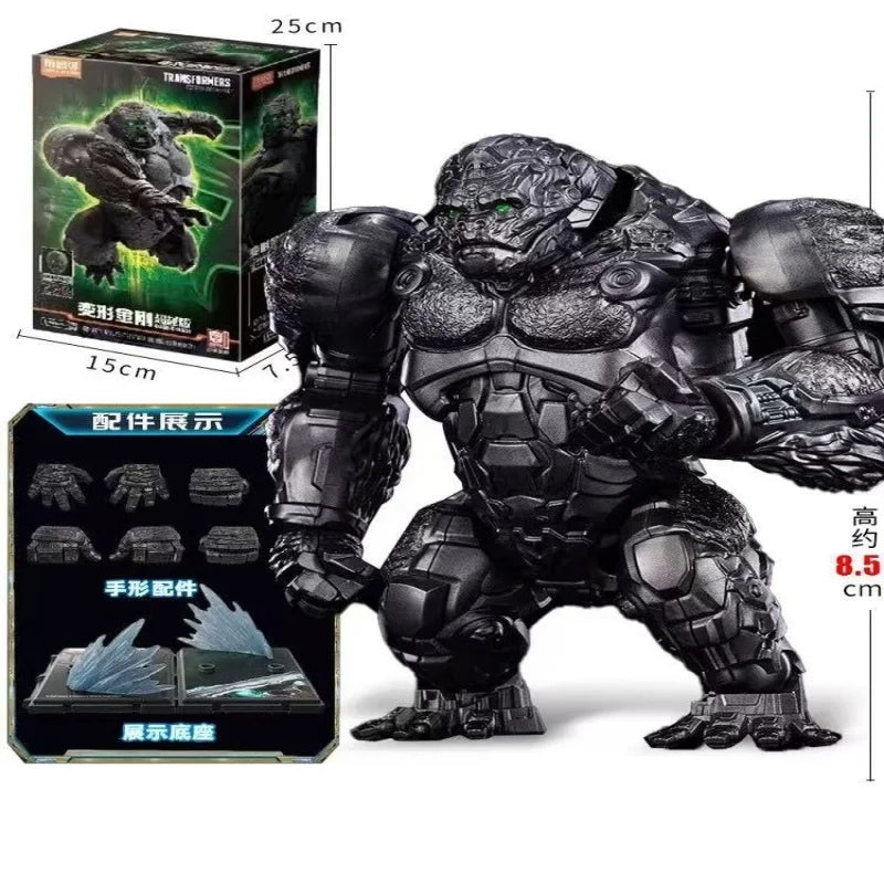 Figurka Transformers Optimus Primal w trybie bestii — świecący zielony mechaniczny goryl