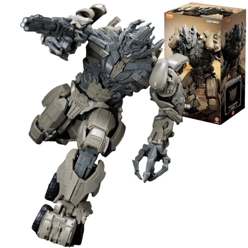 Figurka Transformers Megatron Blitzwing Władca Decepticonów — Ruchomy szary model z masywnym działem z cegiełek