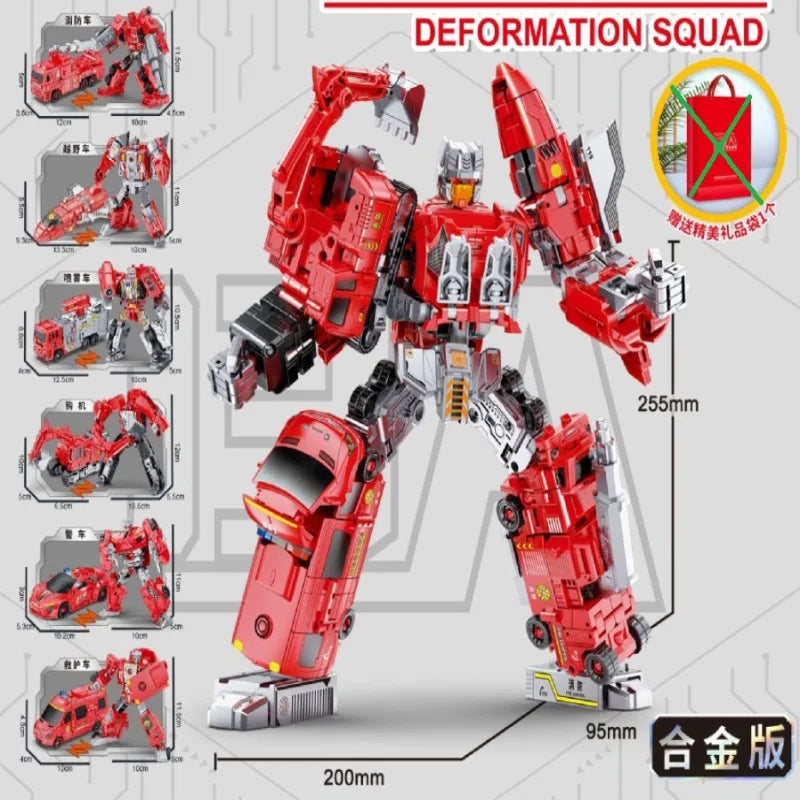 Figurka Transformers Dinoking Escouade Alliage Rouge — wersja Deformation Squad, bez pudełka