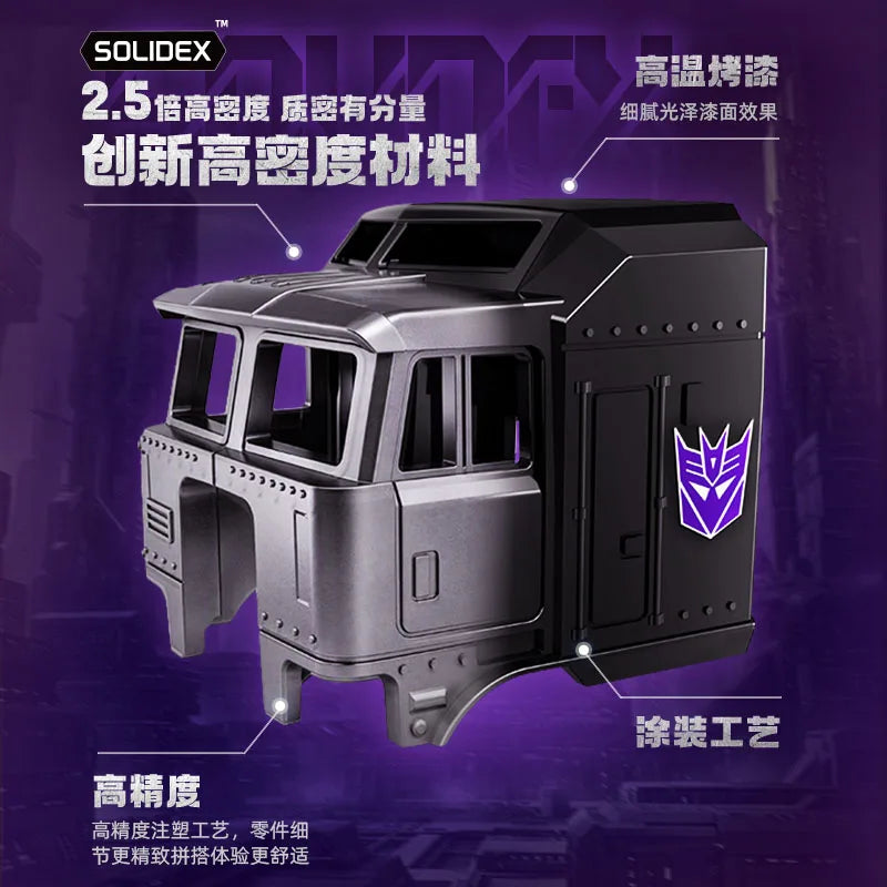Figurka Transformers Motormaster, Mroczny Konwój — Fioletowa kabina, edycja CT02 Stunticon