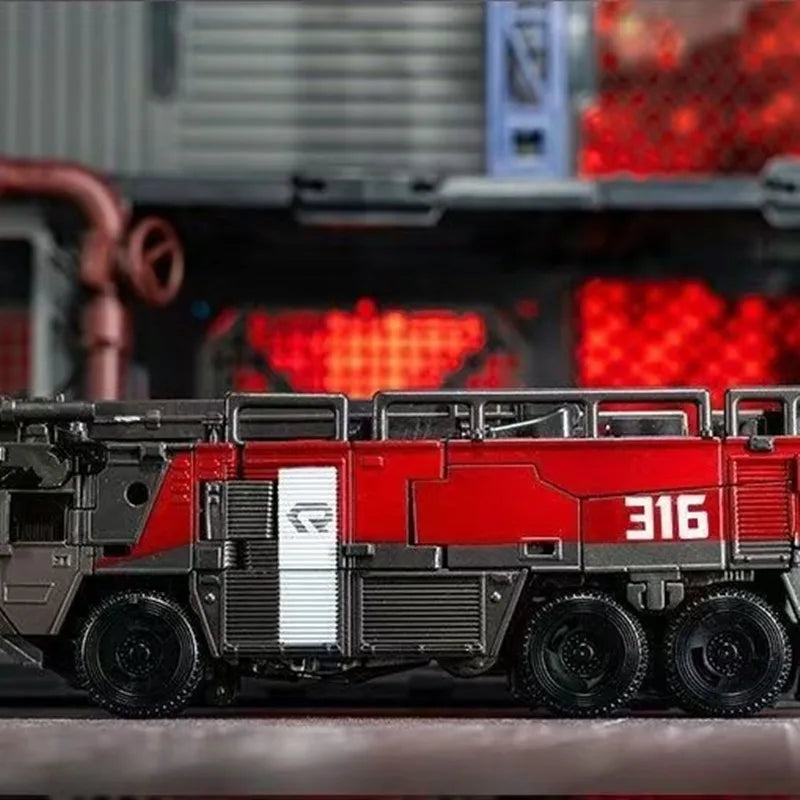 Figurka Transformers Sentinel Prime — transformowalny wóz strażacki