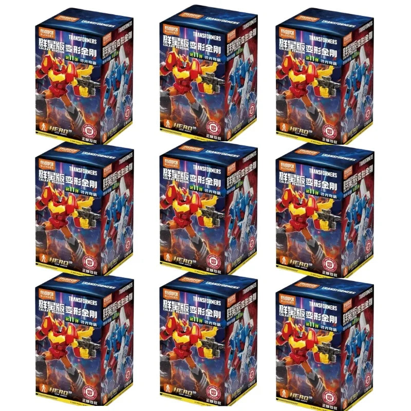 Hurtowe pudełko Transformers Blokees Galaxy wersja 11 — pełny karton, 9 tajemniczych sztuk