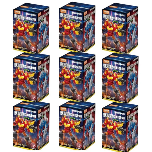 Hurtowe pudełko Transformers Blokees Galaxy wersja 11 — pełny karton, 9 tajemniczych sztuk