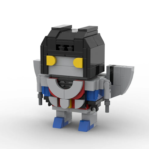 Figurka Transformers Starscream One Chibi Edition — Ciemnoszary klocek z toporem Decepticona