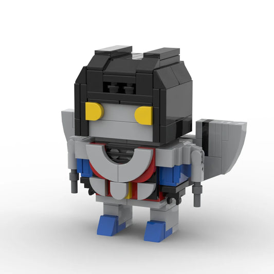 Figurka Transformers Starscream One Chibi Edition — Ciemnoszary klocek z toporem Decepticona