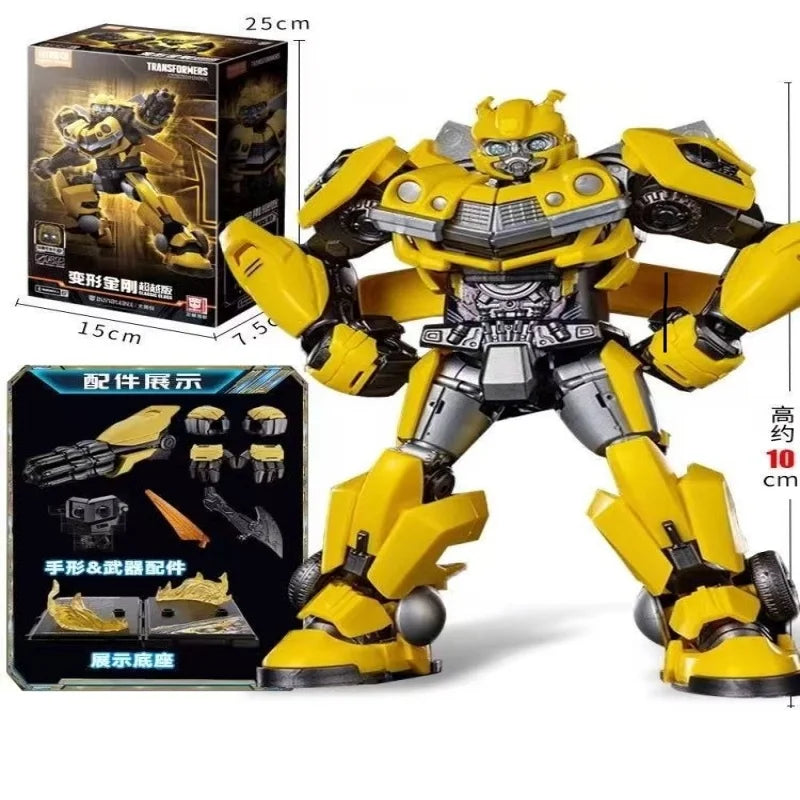 Figurka Transformers Bumblebee — edycja z pełnym zestawem akcesoriów i podstawką
