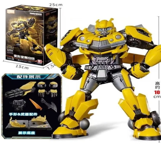 Figurka Transformers Bumblebee — edycja z pełnym zestawem akcesoriów i podstawką