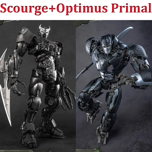 Zestaw 2 figurek Transformers Scourge i Optimus Primal — Ostateczna bitwa AMK