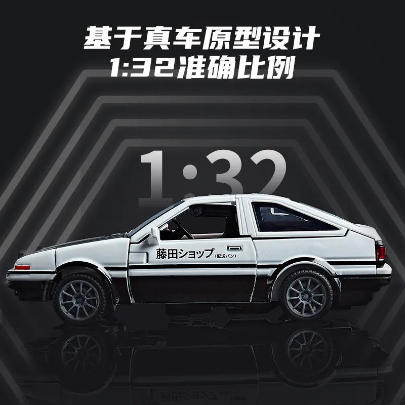 Figurka Transformers AE86 Initial D — zdeformowany robot ze sklepu z tofu