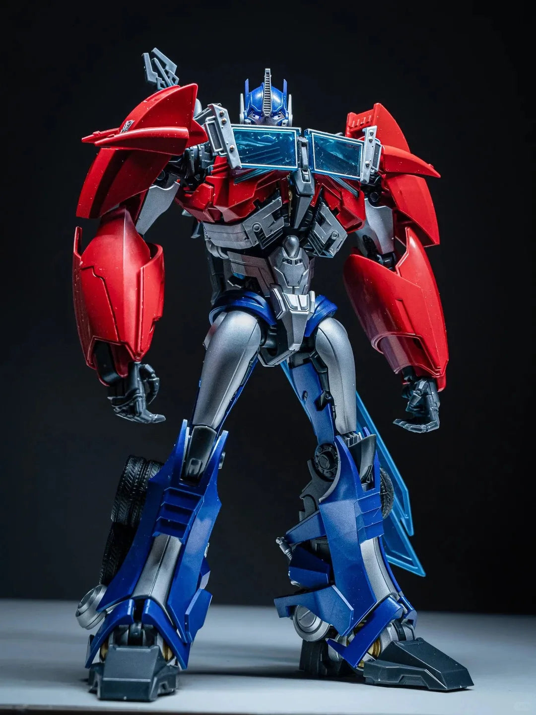 Figurka Transformers Optimus Prime TFP Blokees — Niebieski model Prime do składania