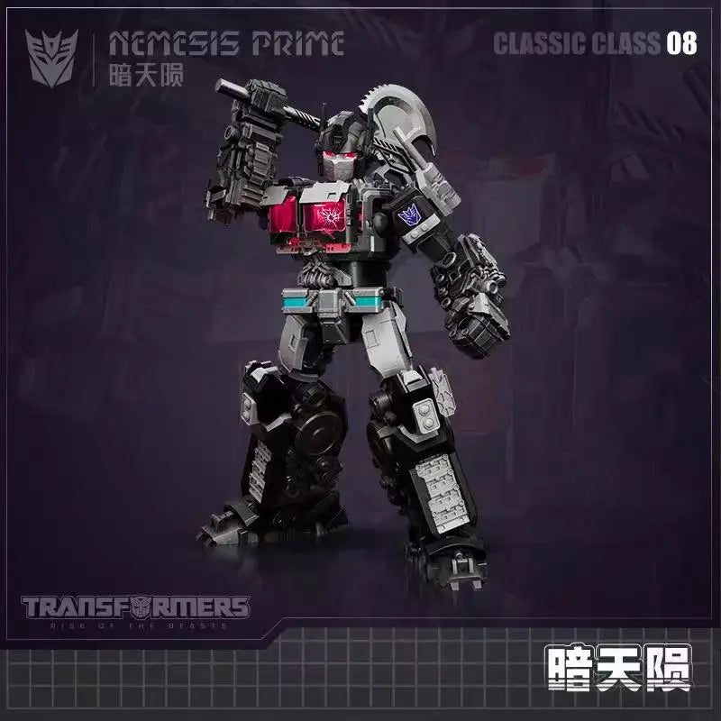 Figurka Transformers Nemesis Prime Blokees Beyond — czarna sylwetka z filmu 7 do montażu