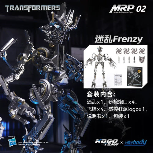 Figurka Transformers Frenzy — Killerbody, model MRP-02, z ruchomymi elementami