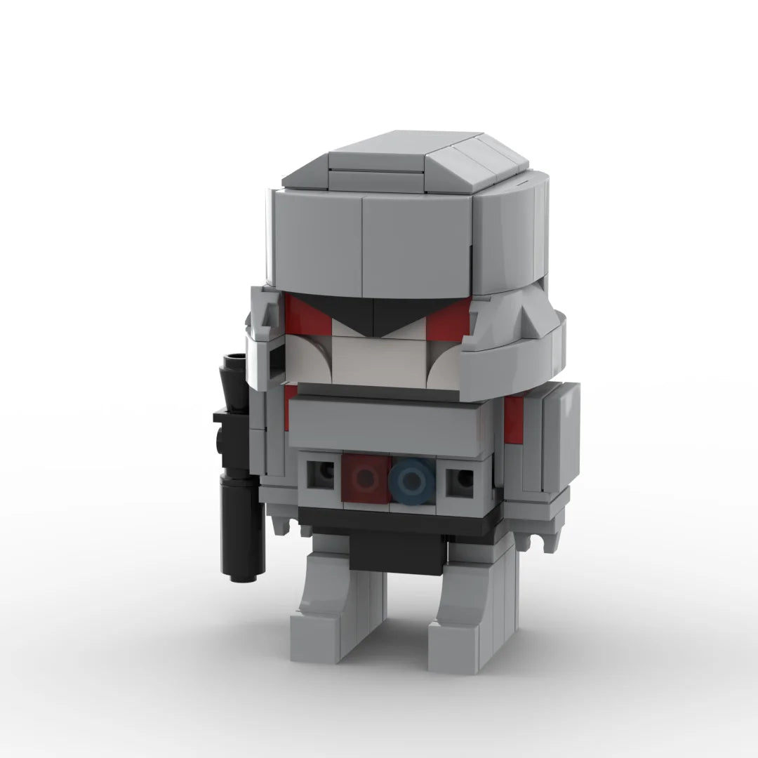 Figurka Transformers Megatron 2.0 chibi — szary klocek z wbudowanym w ramię działem