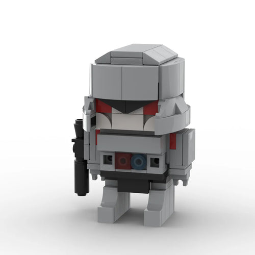 Figurka Transformers Megatron 2.0 chibi — szary klocek z wbudowanym w ramię działem